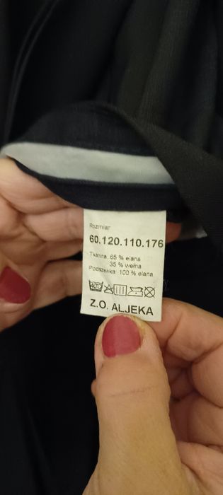 Garnitur męski czarny