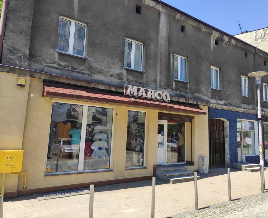 Lokal sklepowy 80m2 Będzin blisko stacji PKP i Biedronki
