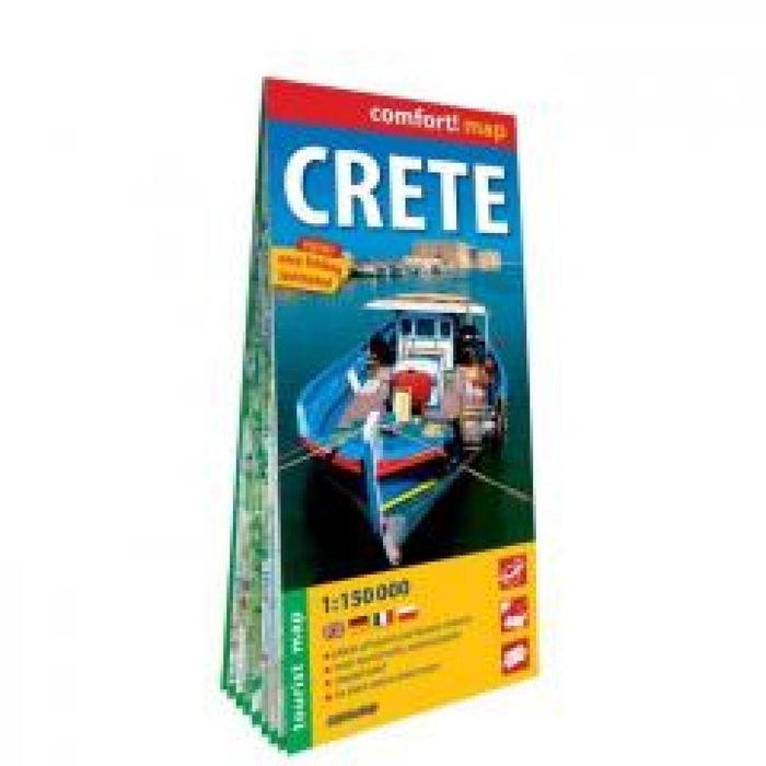 Comfort!map Crete (Kreta) 1: 150, 000 lam w.2023 praca zbiorowa Rok