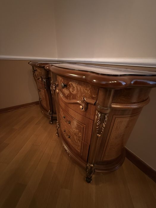 Ексклюзивний італійський спальний гарнітур Grilli, натуральне дерево, ручна робота».