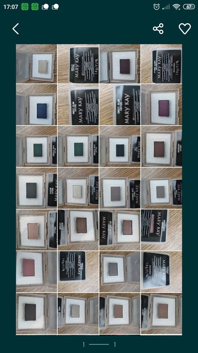 Cień do powiek 2 szt. firmy Mery kay