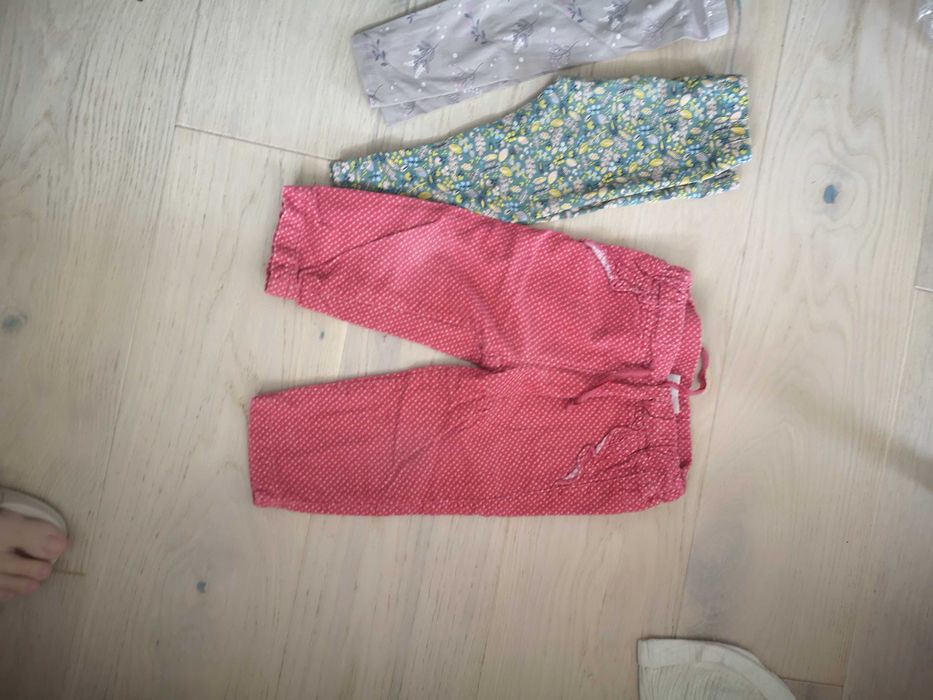 Leginsy spodenki dzieci 80
