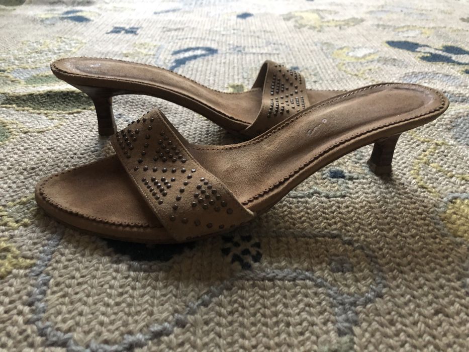 Sandalias em pele El corte Ingles