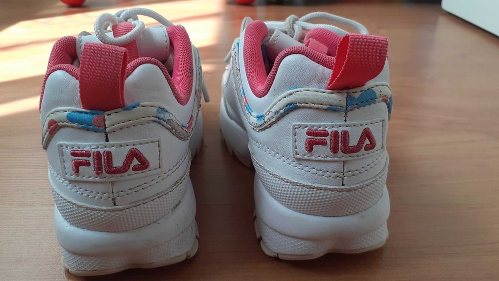 Ténis FILA DISRUPTOR F-KIDS - white-pink lemonade Tam30