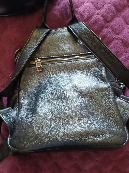 Рюкзак шкіряний miraton, туфлі Zara
