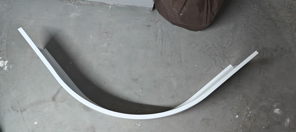 Osłona brodzika Schedpol Dafne półokrągły 90 cm