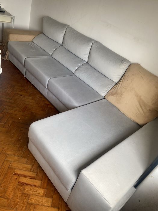 Sofa L ,  em otimo estado , com menos  de 1 ano de uso