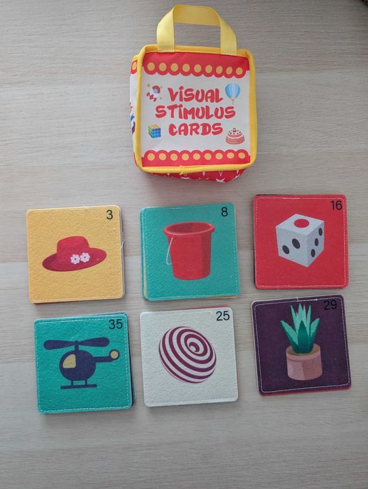 Coleção Cartões de Estimulação Visual Montessori + Mala de Transporte!