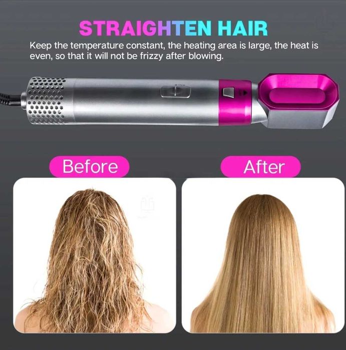 Secador iónico 5 em 1