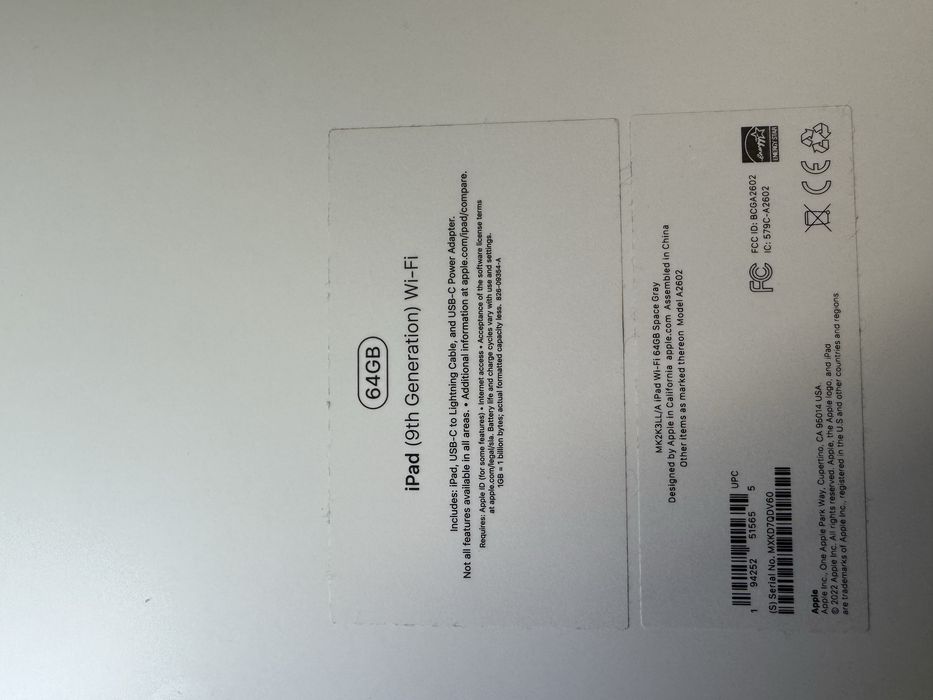 IPad 9th generation wifi 64gb