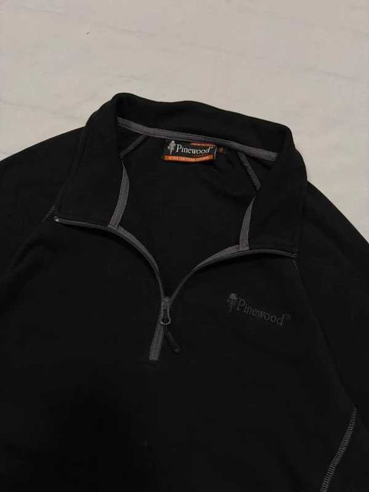 Czarna sportowa techniczna bluza Pinewood M myśliwska hunting