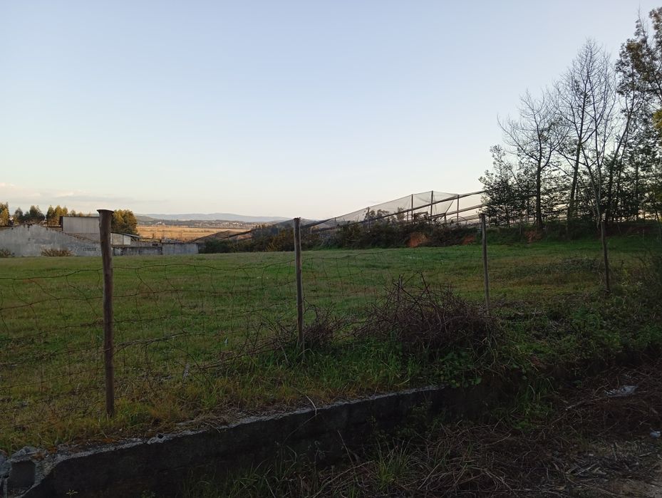 Terreno de construção nas meãs do campo ao lado da nacional 111