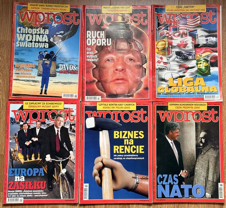 Stare Czasopisma pt. Wprost wyd. 95-99r. WYSYŁAM Olx
