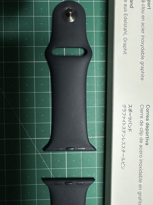 Apple-Bracelete desportiva preta de 46 mm - M/L