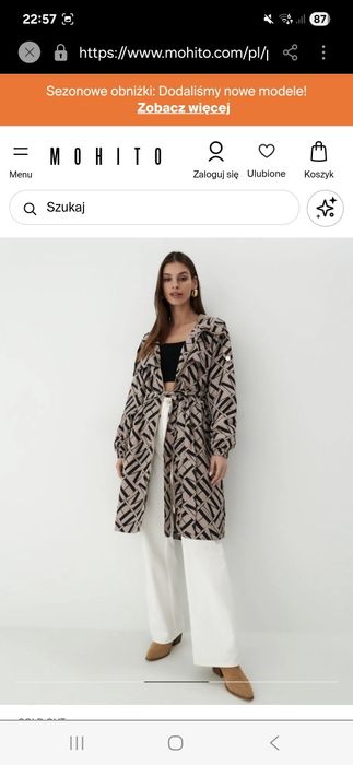 Parka  Mohito damska