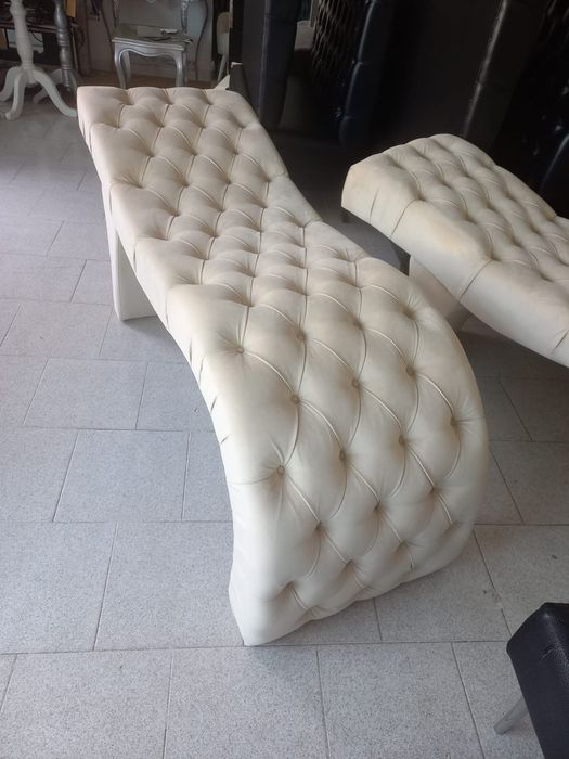 Maca / marquesa para esteticista, 170x60cm, bege