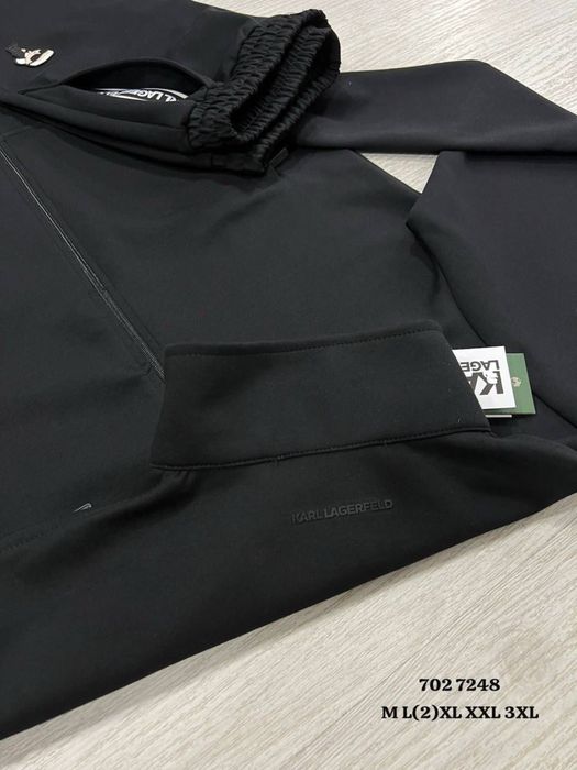 Czarny dres karl lagerfeld