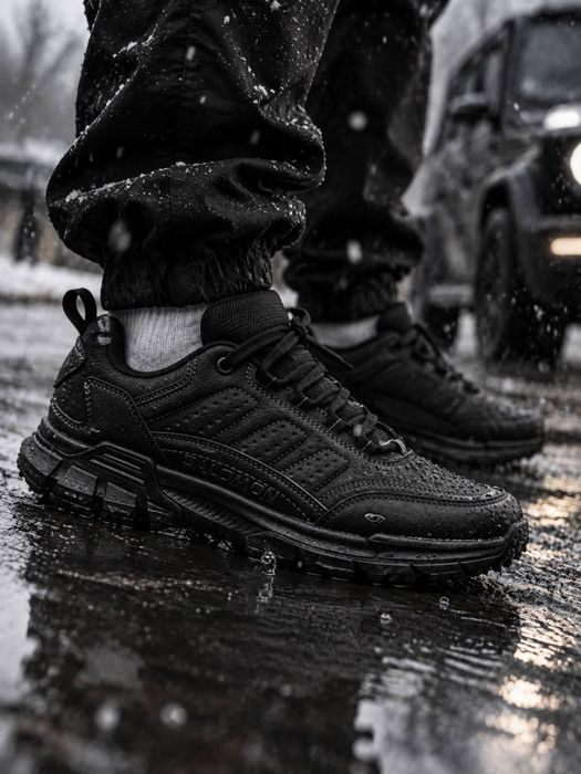 осенние термо  кроссовки Salomon +10-21 Gore Tex WaterProof кросовки Саломон
