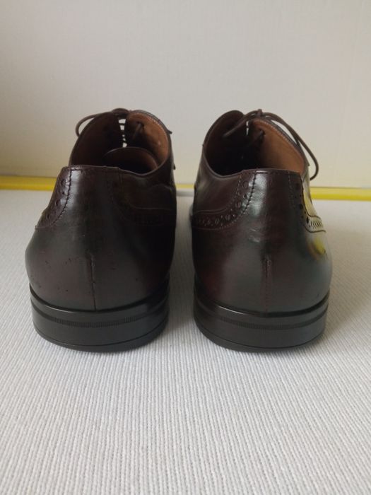 Hugo Boss Original туфли кожаные муж Р 10 ( 44) стелька 29,5 см