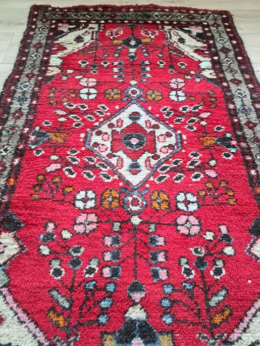 Śliczny irański ręcznie tkany dywanik Hamadan 80x140cm