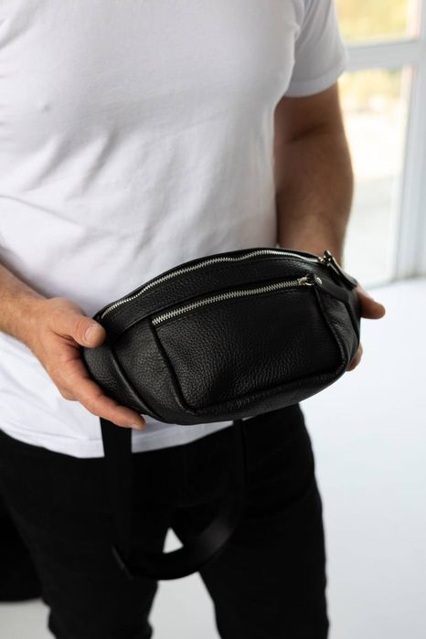 Бананка чоловіча з натуральної шкіри