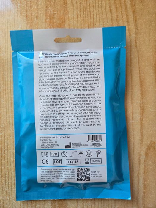 Omega-3 Test – oryginalny, nowy