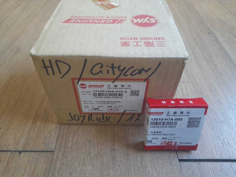 Kit Cilindro Pistão Oem SYM CITYCOM 125