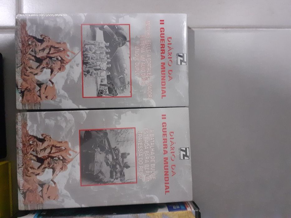 VHS antigos : segunda guerra mundial e jogos olímpicos