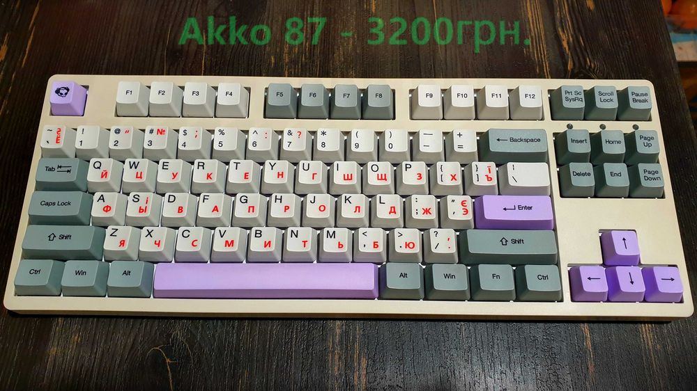 Механическая клавиатура Akko 3108 v2. Клавіатура Українська: 2 370