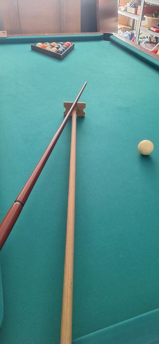 Mesa de Bilhar Convertível (c/ Tampo de Jantar) + Acessórios