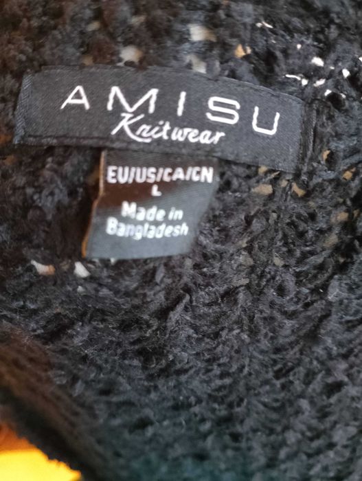 Czarny sweter Amisu rozm. L