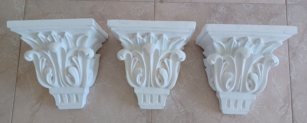 Misulas Fundidas em Cimento Branco