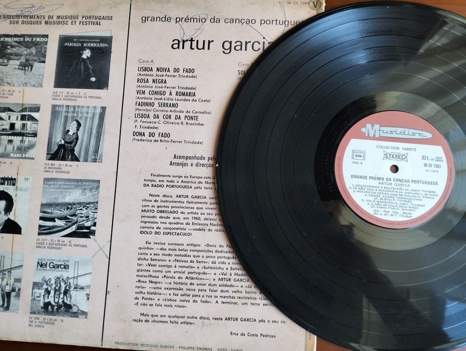 Disco de vinil LP António Pinto Basto - Confidências à Guitarra