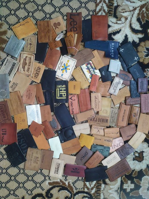 лейбл, нашивки для джинсов, декора, кожа