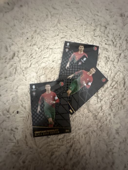 Christiano Ronaldo „black edge edition” karta piłkarska 1 szt