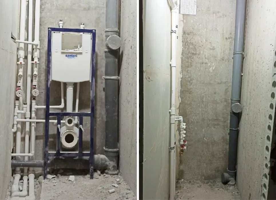 Услуги Сантехника/замена канализации/стояков/ремонт/пайка/установка