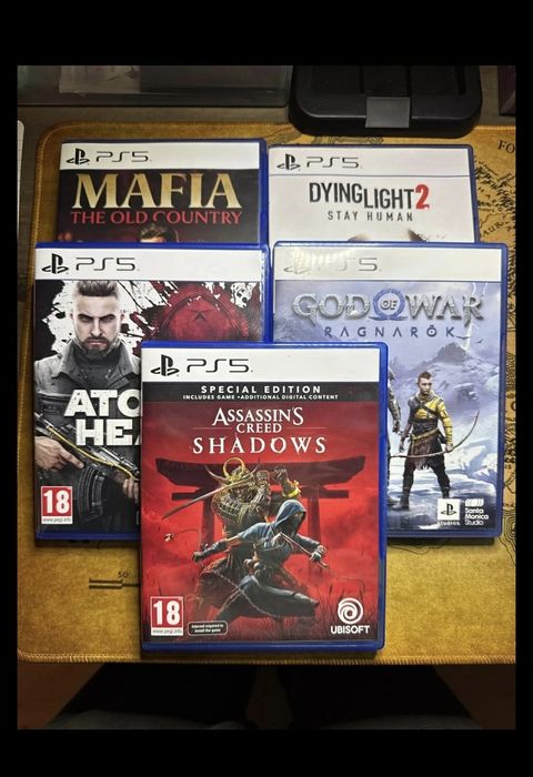 Jogos PlayStation 4, e 5 e nintendo switch