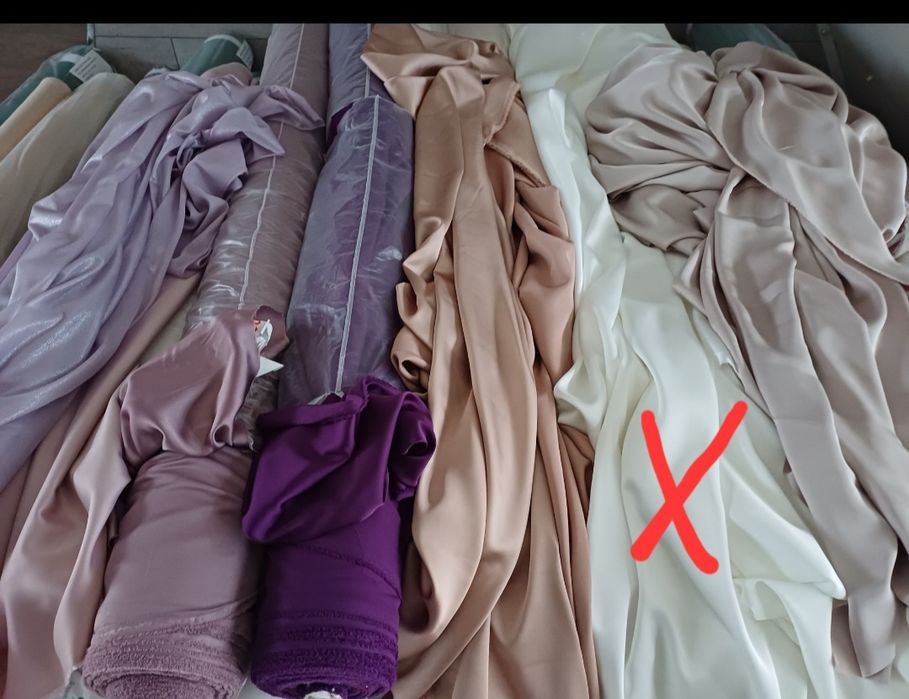 Розпродаж тканини атлас, шифон, масло! 60 грн від 5 метрів