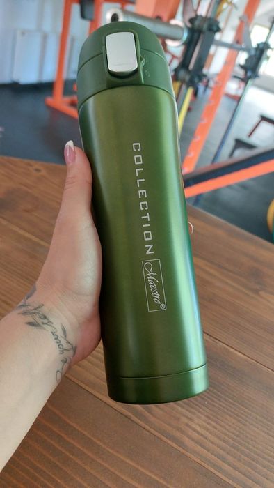 Термос металевий Maestro collection 450мл з фіксатором