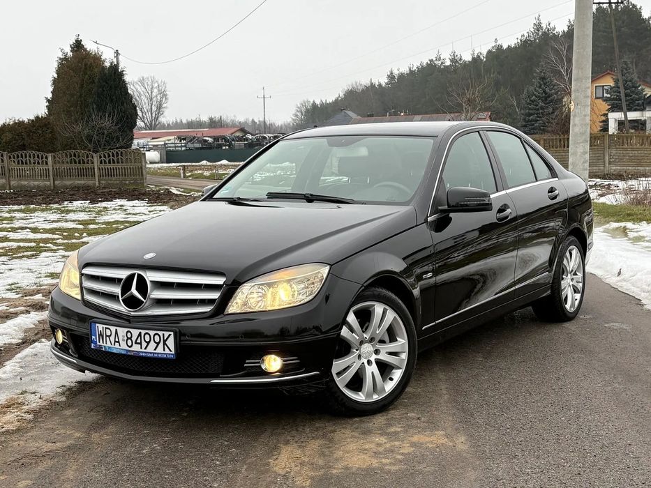 Mercedes-Benz Klasa C 1.8CGI 183KM Avantgarde Półskóry Navi Alufelgi Tempomat Grzane Fotele~