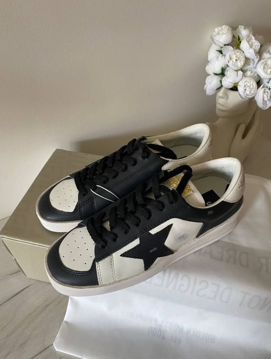 Кеди кросівки шкіряні снікерси GG Golden Goose