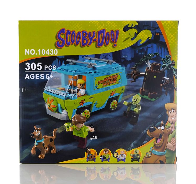 Klocki konstrukcyjne dla dzieci AUTO SCOOBY-DOO MEGA ZESTAW 305 EL