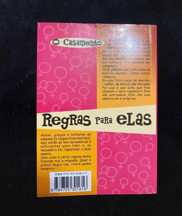 O Casamento – Regras para Elas Sara Beth Andrews e James Dale 1.ª edição portuguesa 2002