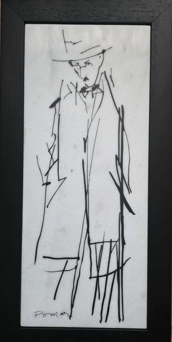 Fernando Pessoa de Julio Pomar em marmore