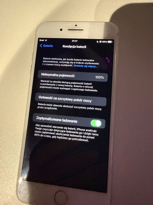 Iphone 7 plus 256. Nowa bateria