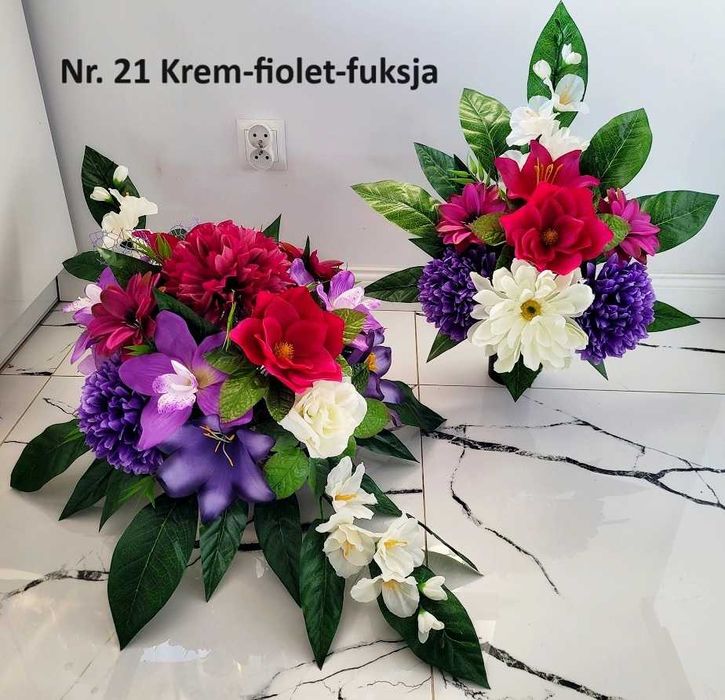 Stroik na grób, Cmentarz, Kompozycja kwiatowa ,Wiązanka +bukiet