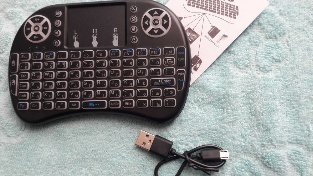 Клавиатура беспроводная с LED подсветкой