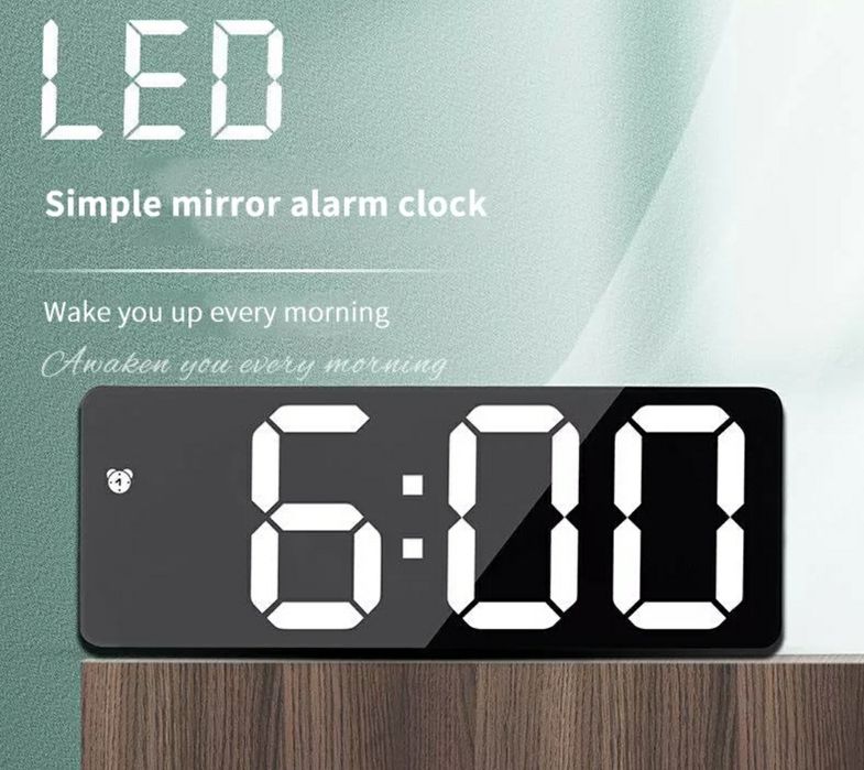 Led годинник, будильник, колонка