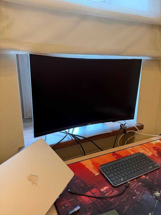 Dell s3221qs 32" 4K wide monitor (вигнутий монітор)