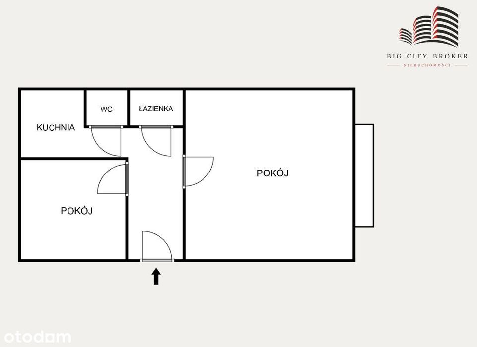 *** Centrum, ul. Bernardyńska, 53 mkw *** - Widok 6